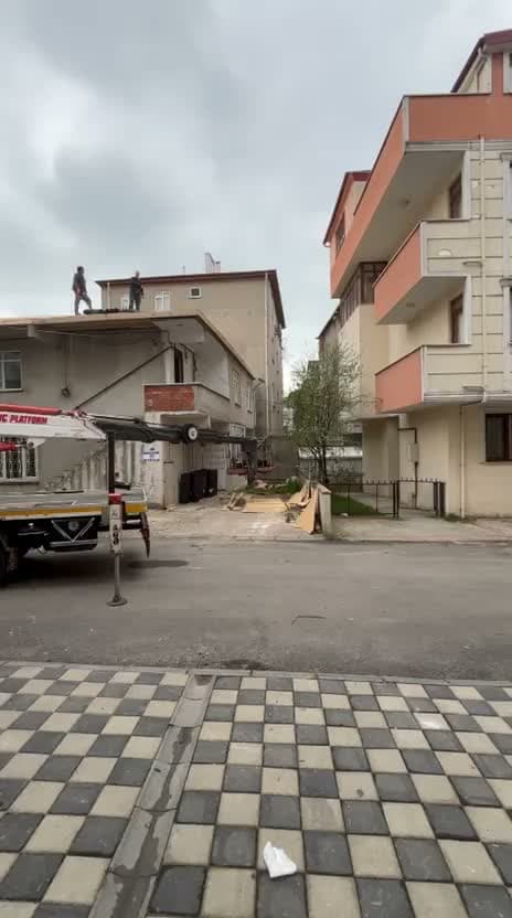 Şantiye alanından genel görünüm